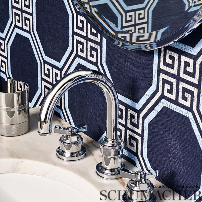 Octavia Sisal Wallpaper, Navy