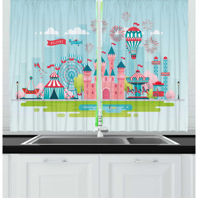 Pointed Kitchen Curtain
