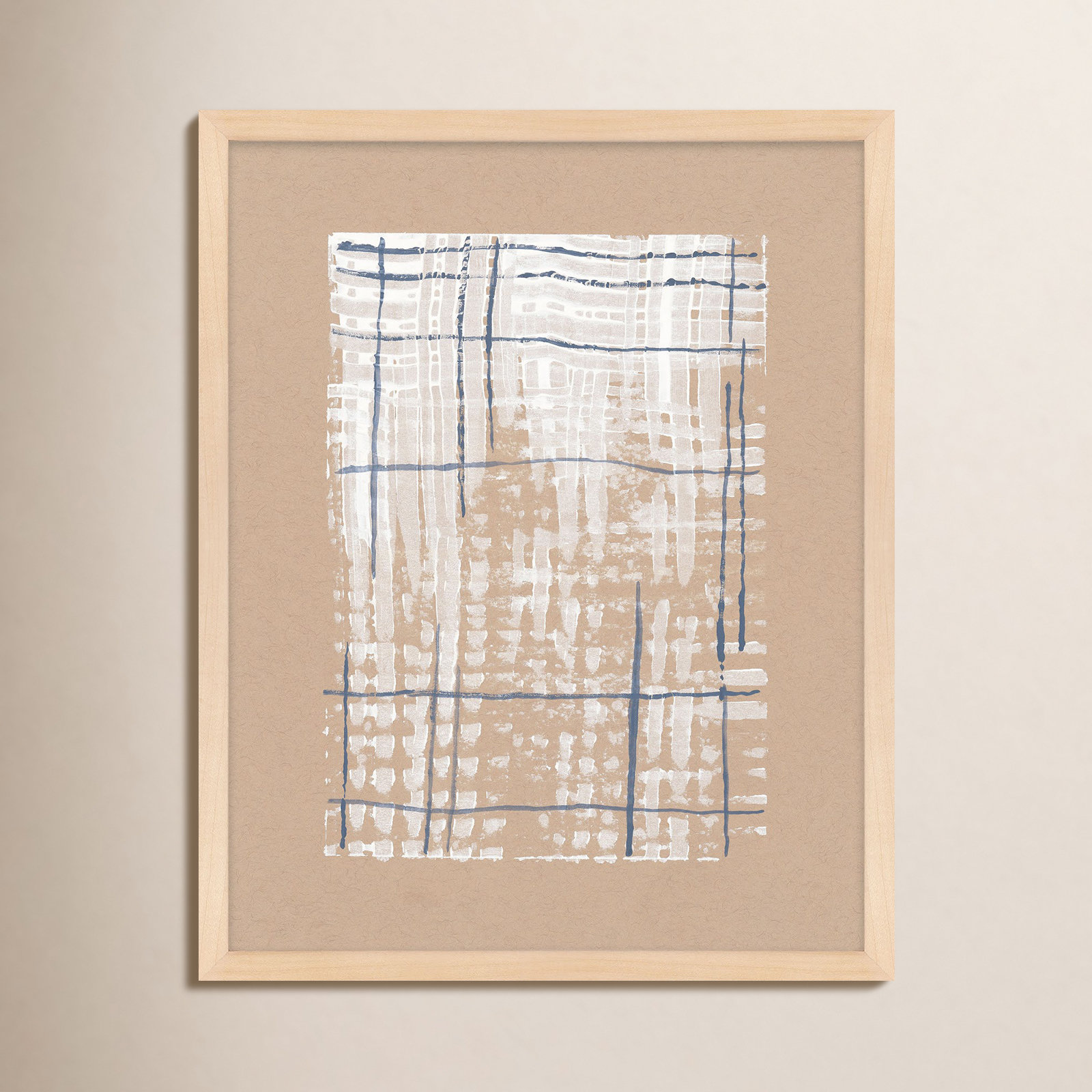 Network by Andrea Stokes, Maple Framed, 24" W x 30" H