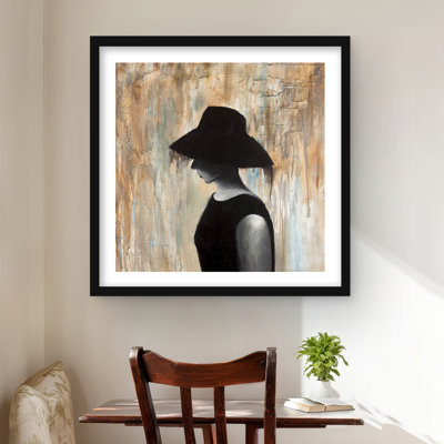 Audrey Hepburn Big Hat Print - Living Fashion Fashion Decor