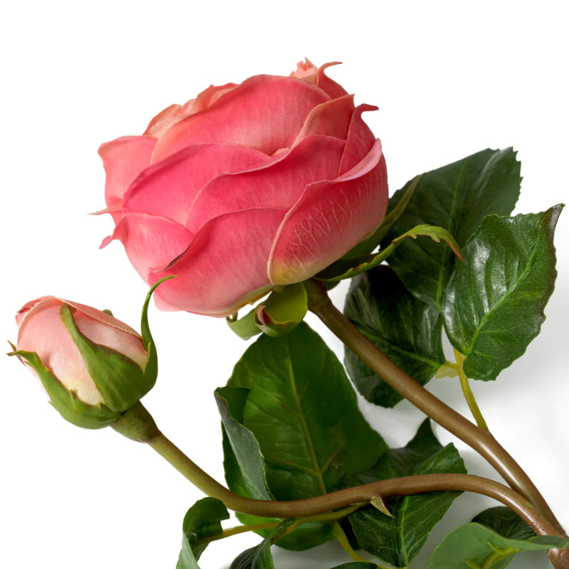 Artificial Flowers And Greenery Rose Arrangement