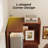 5-Tier Corner Bookcase with Display Led Lights, L-shaped Shelves with Baffles, Wooden Bookshelf for Living Room & Office-1321543898