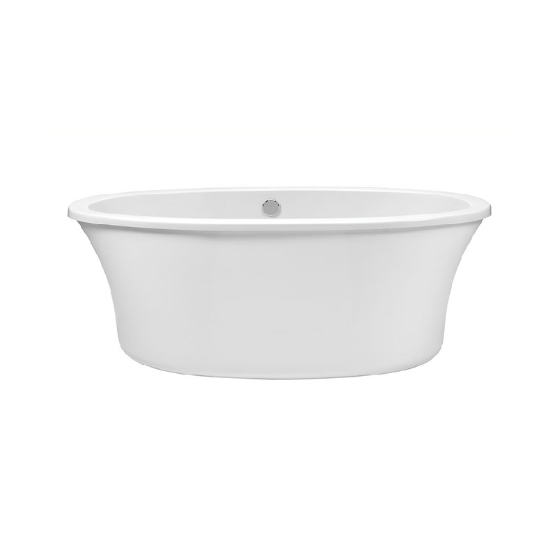 Louise 2 66" Freestanding Air Bathtub - Matte, Right Hand