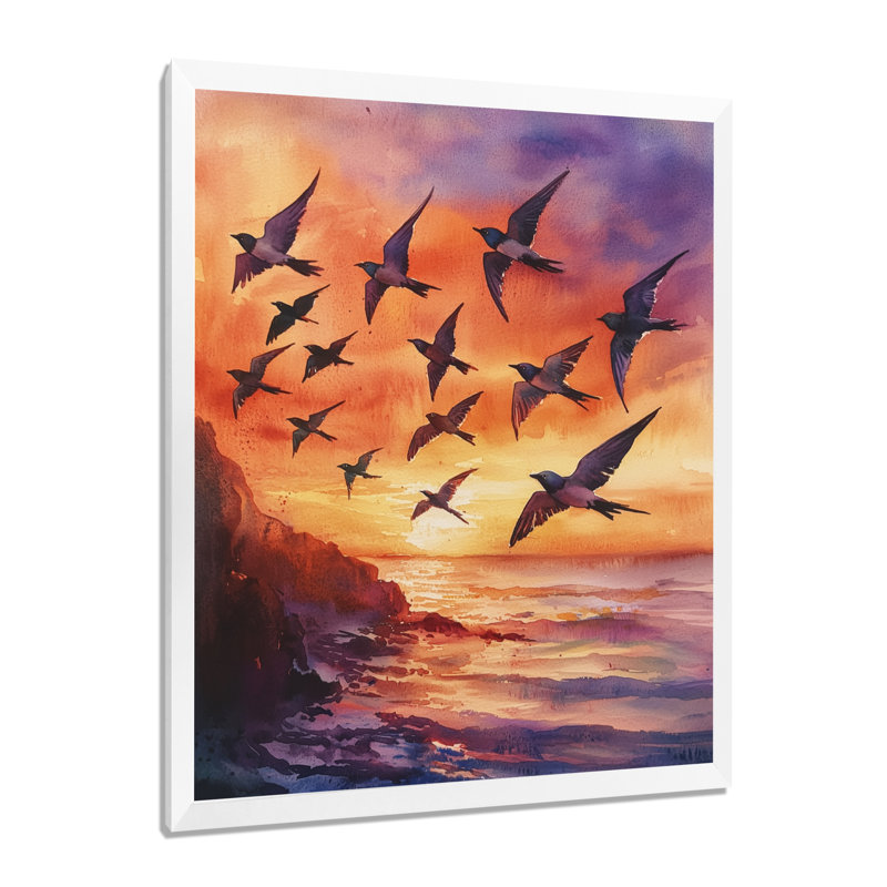 Avamarie - Animals Wall Art Prints, H 20 po x l 12 po, Reproduction encadrée d'une seule photo, Blanc
