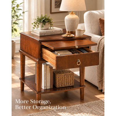 Modern Side Table With Storage