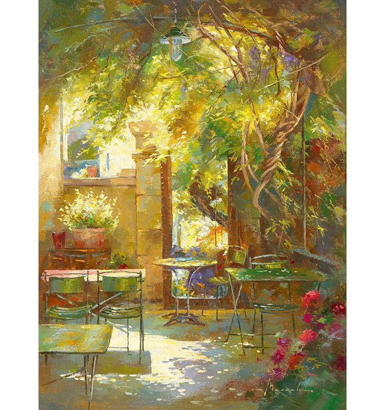 Alcott Hill®, Messely, Johan, reproduction d'art sur toile tendue: Jeu de lumière, H 47 po x l 36 po