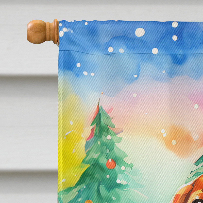 Double Sided Polyester Christmas, 40'' H x 28'' W