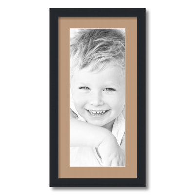 Wood Matte Picture Frame with Mat