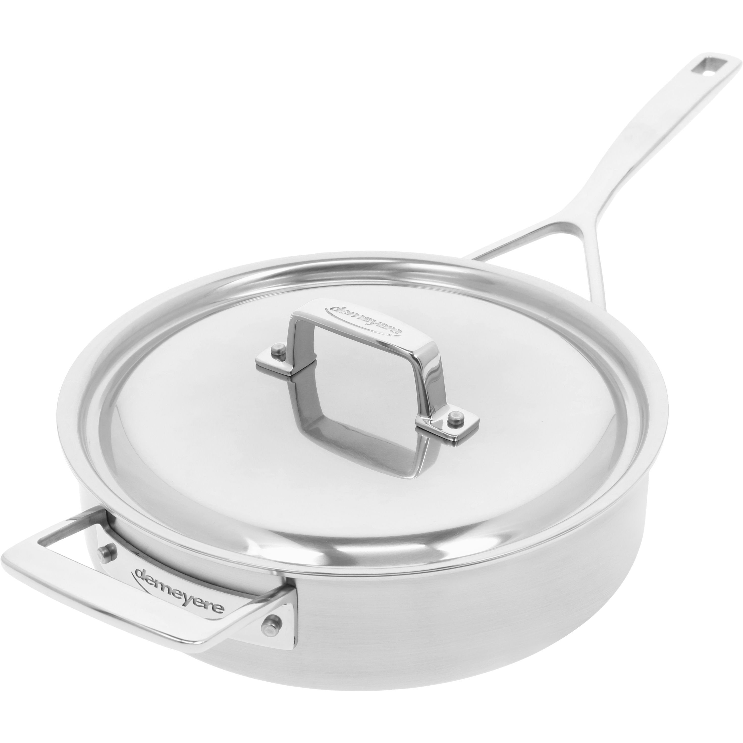 Demeyere Essential 5-ply 3-qt Stainless Steel Saucepan with Lid, 3