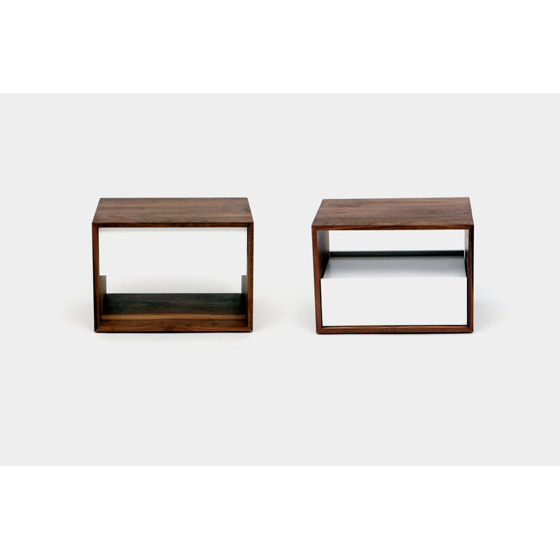 THN 1 - Drawer Solid Wood Nightstand, White