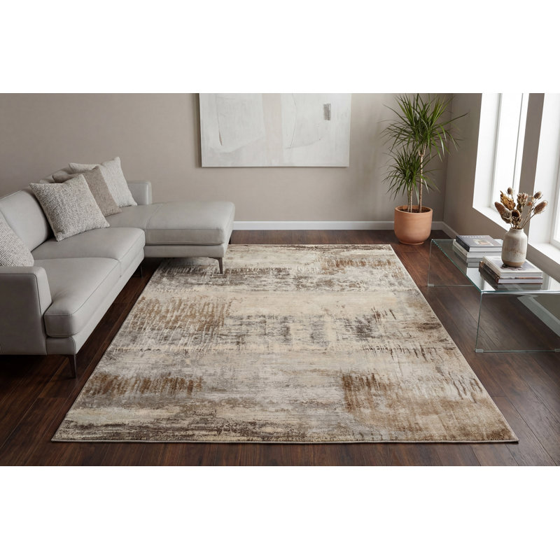 Darlenatta Abstract Indoor Rug, Rectangle 5'3" x 7'7"