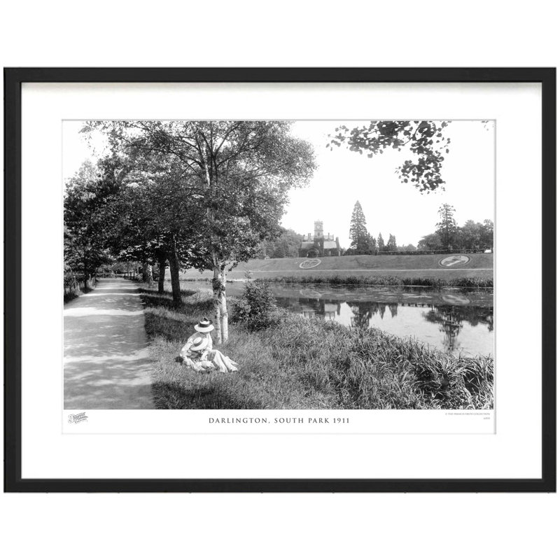Darlington, South Park 1911 by Francis Frith - Single Picture Frame Print, 60cm H x 80cm W x 2.3cm D
