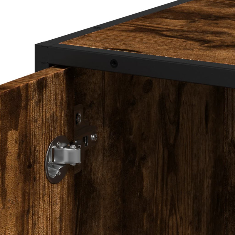 Anabela Bathroom Cabinet, Smoked Oak