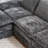 Modern Deep 3-Seat Sofa Couch with Ottoman-693621170