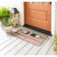 Non-Slip Floral Outdoor Doormat