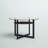 Rowlett Glass Top Trestle Dining Set