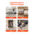 Nesting Coffee Table Set of 2, 23.6 in Round Coffee Table, Glass Nesting Tables for Small Place, Modern End Side Tables Night Stand with Metal Frame, for Living Room, Bedroom, Balcony, Office