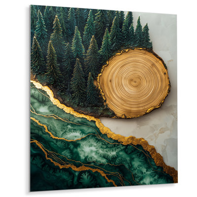 Mar Orlando - forêt, art mural en métal