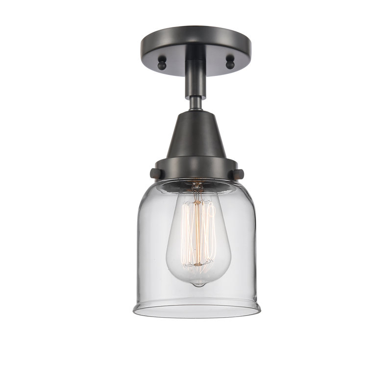 Plafonnier en verre, Ampoule non incluse, Oui, Noir mat