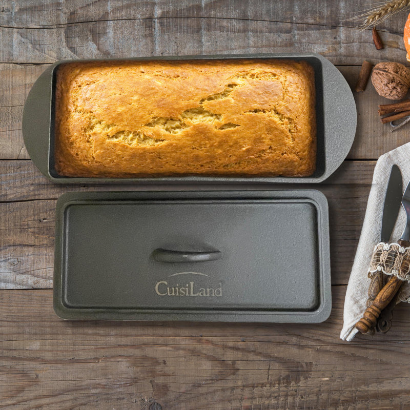Cuisiland 5'' x 14'' Cast Iron Loaf Pan