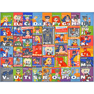 DC Super Hero ABC Alphabet Traits