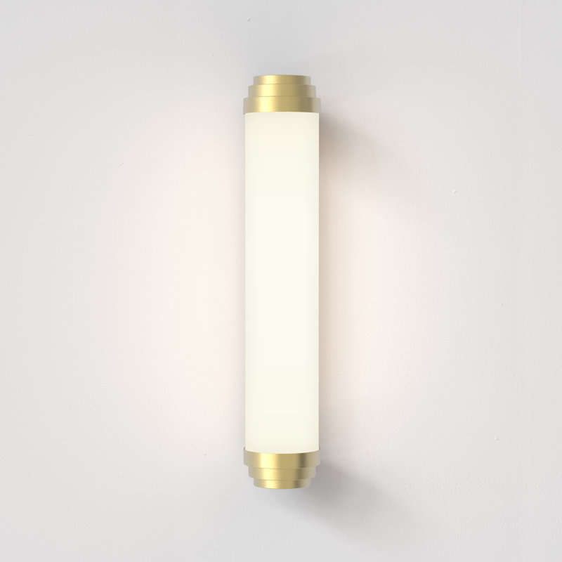 Burlington, 438 Lumens, Matt Gold, 15.75" H x 4.33" W x 4.65" D