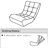 Bedroom Reclining Chair - Foldable, Comfortable Modern Multifunctional Working, Relaxing Metal
