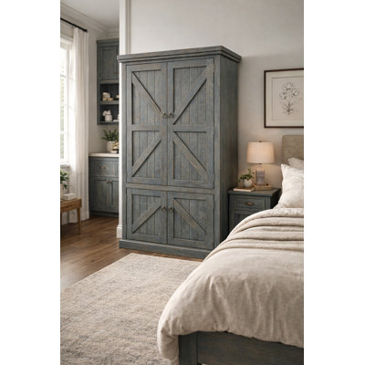 Kellogg 42 " W Solid Wood Armoire