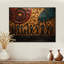 Milisav African Tribal Rhythms IX sur impression sur bois-1180640734