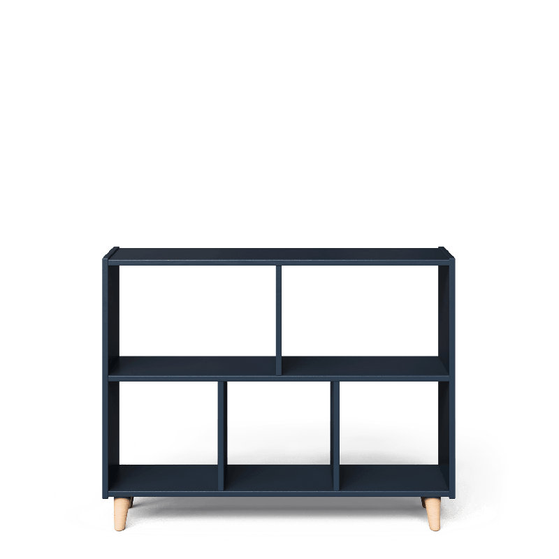 Tablette décalée pour enfants, horizontale, Scandi - Marine / Naturel
