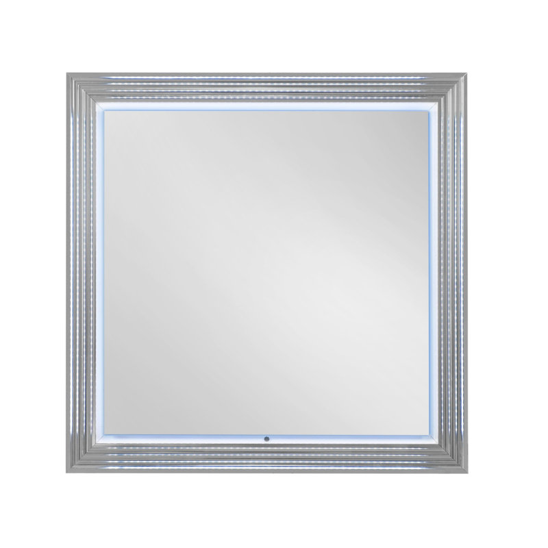 Miroir en marbre blanc avec DEL