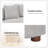 Greigh 90" Modern Curved Boucle Sofa With Solid Wood Leg-1214626569