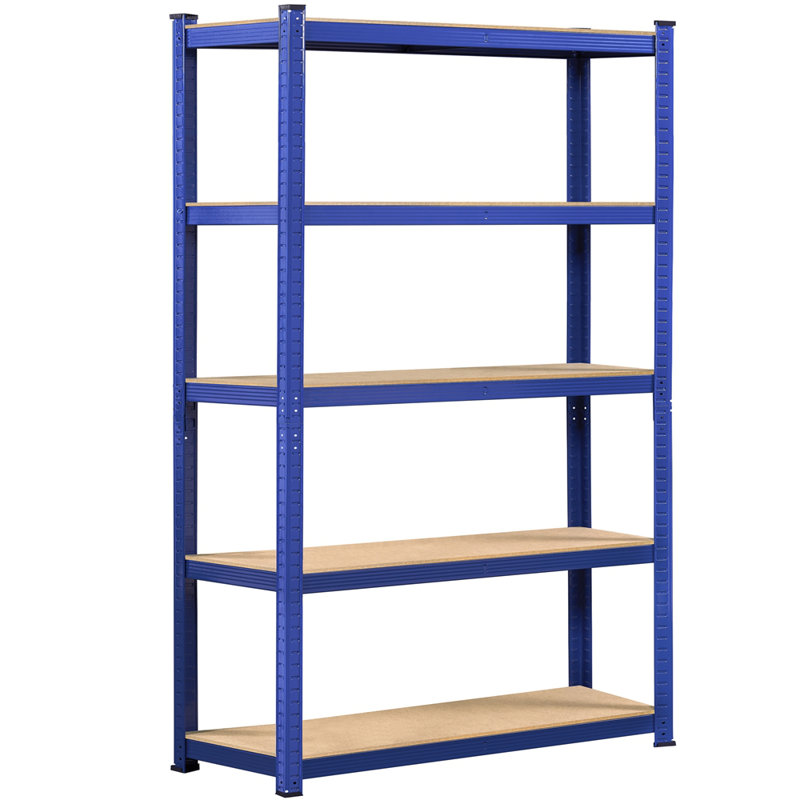 35.5 " W Adjustable Shelving Unit, Blue