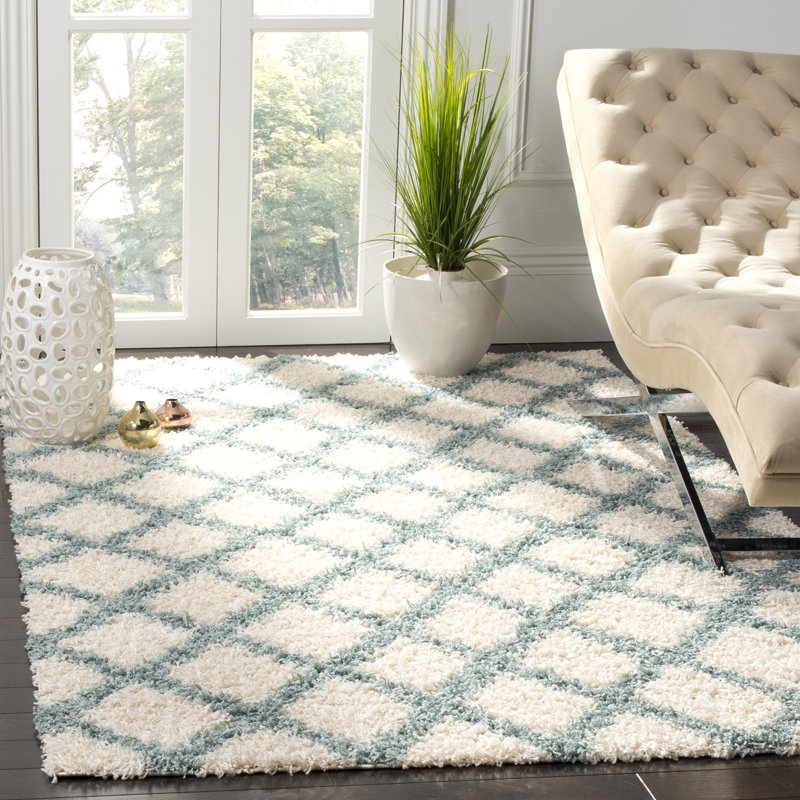 Skyleen Shag Performance Geometric Rug, Rectangle 6' x 9'