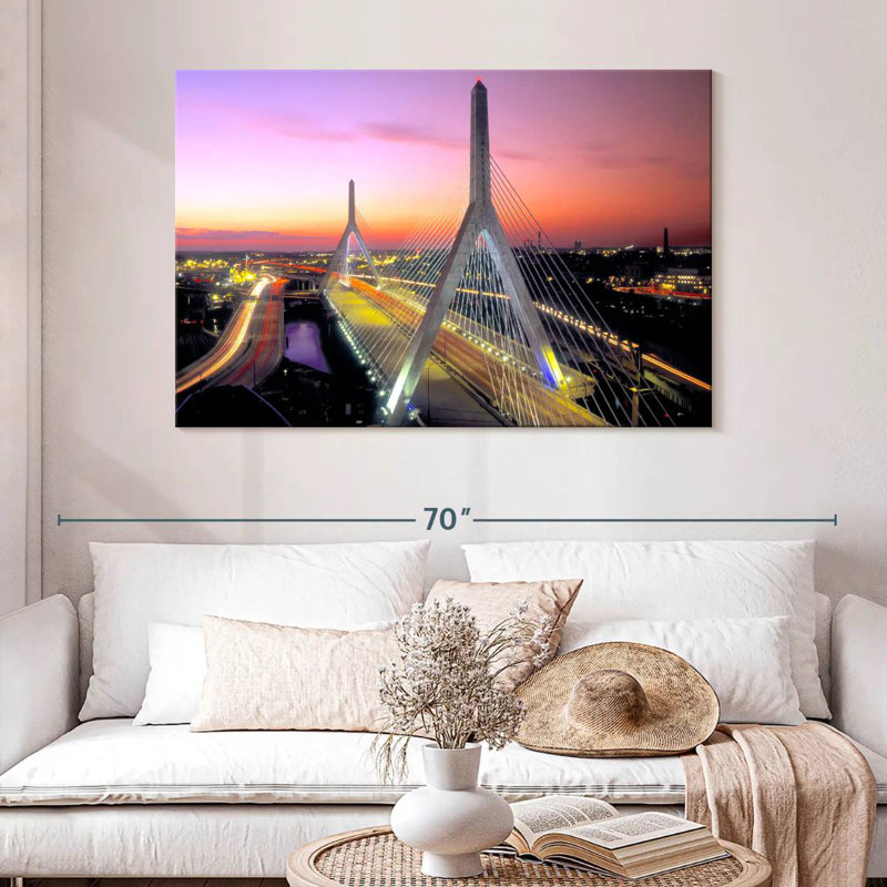 Pont Lilie Leonard P. Zakim, H 32 po x l 48 po