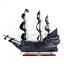 Présentoir de bateau pirate noir avec plateau de table