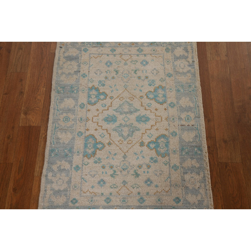 Tapis oriental Oushak noué à la main 2 x 3