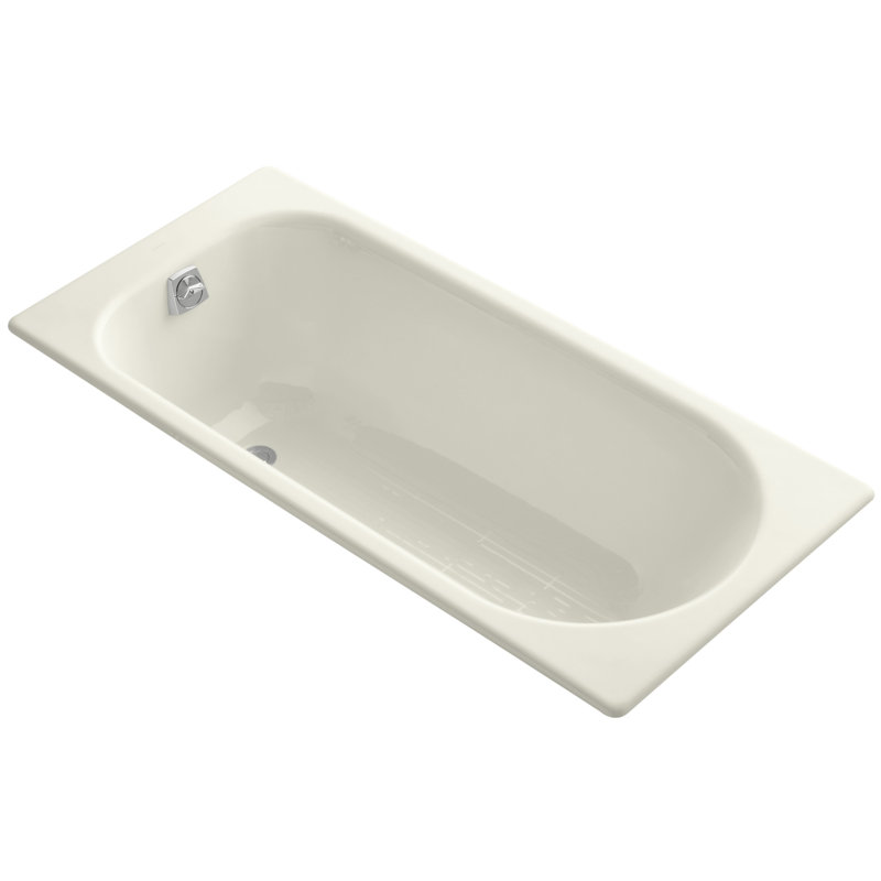 Soissons 59" x 27.5" Drop-in Bathtub, Biscuit