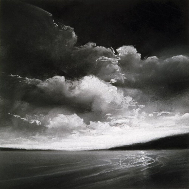 Moonlit Bay II Print by Levinstone, Donna, Black Single Picture Framed