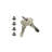 Aluminum Pocket Door Hardwere
