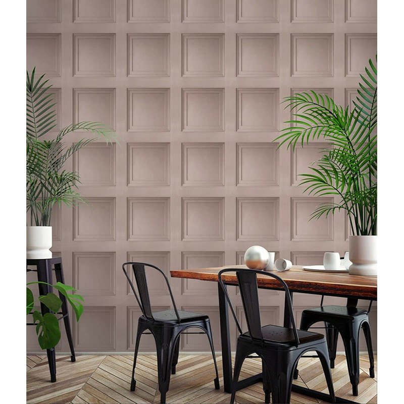 Alterik Wood Panel Effect Wallpaper