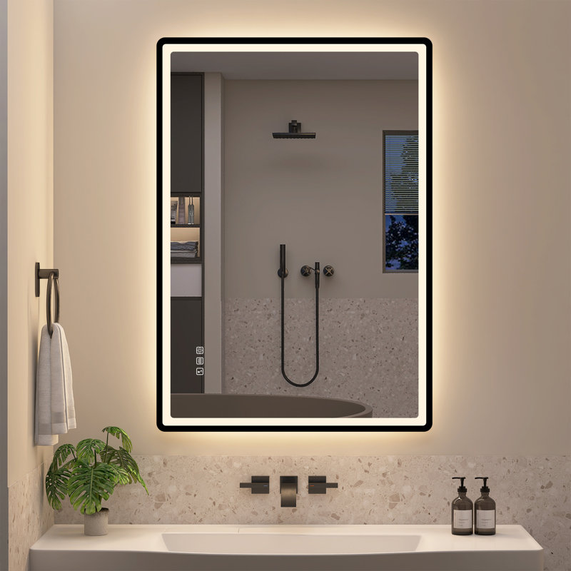 Aluminum Rectangle Mirror, 100cm H x 70 cm W