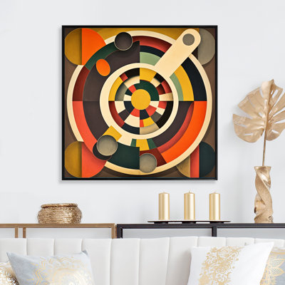 Mid-Century rétro circulaire Visions - impression