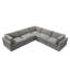 Canapé modulaire en lin 108 po Judith-61482831