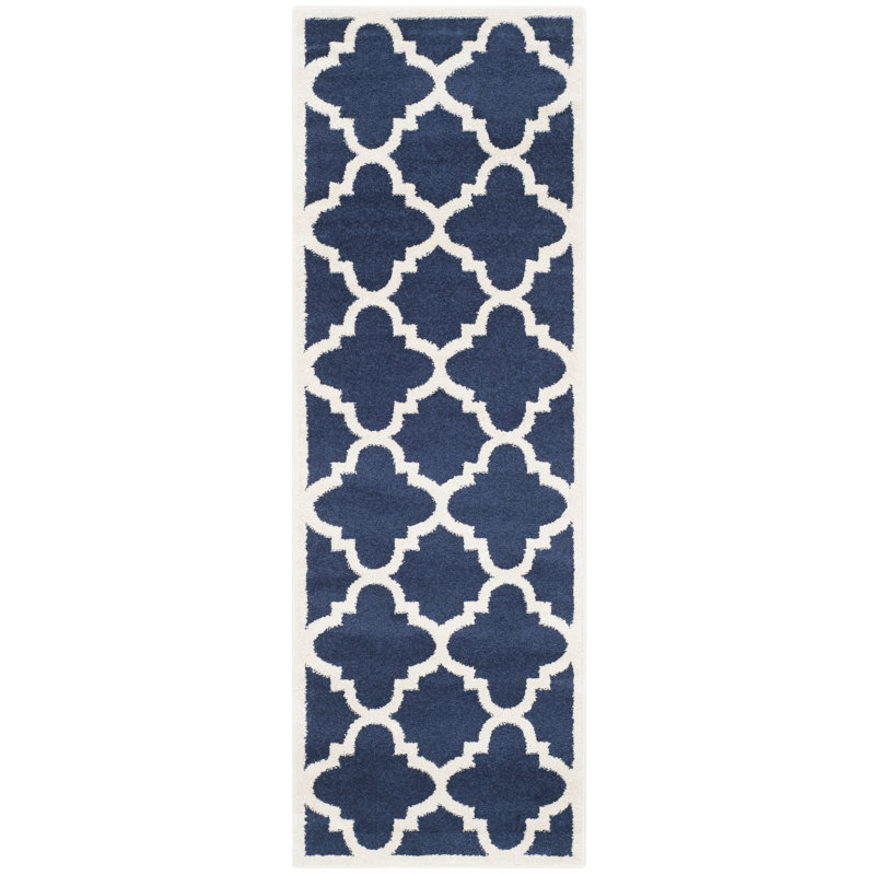 Kathy Geometric Hand Woven Area Rug, Runner 69 x 213 cm
