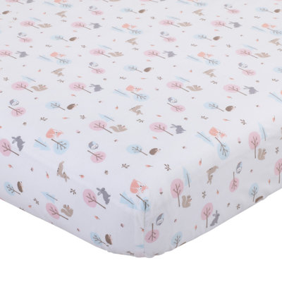 Animals - Piece Standard Crib Fitted Sheet