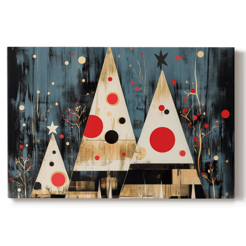 Art de Noël de Noël III - Toile tendue avec châssis - CIV