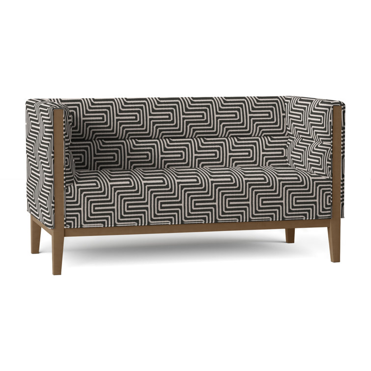 Dyson 58" Tuxedo Arm Loveseat