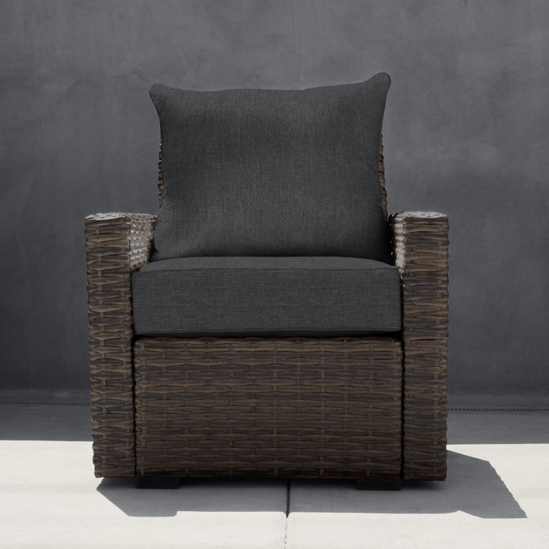 Ensemble de coussins d'extérieur à assise profonde - Conception confortable, durable et résistante aux intempéries - Basics by Wayfair ™