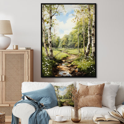 «Amercian Basswood Tree Forest III», reproduction sur toile